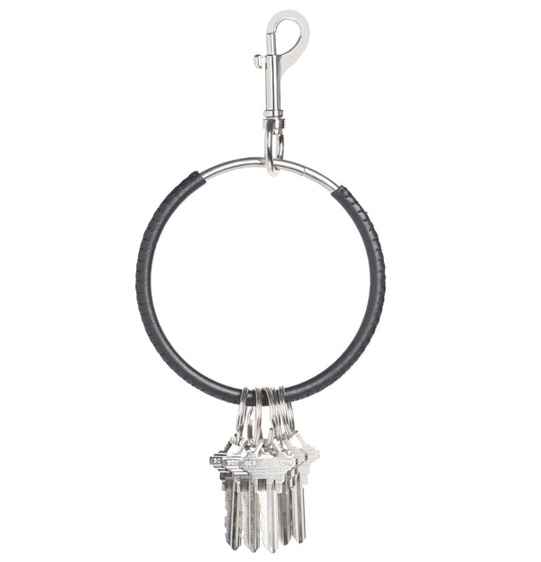 Oversized Key Ring - Optic White