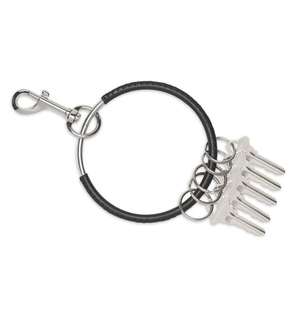 Oversized Key Ring - Optic White